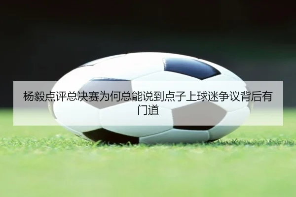 杨毅点评总决赛为何总能说到点子上球迷争议背后有门道（bet365）